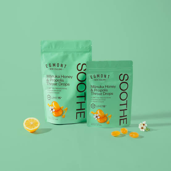 Miel de Manuka et Propolis Pastilles pour la gorge - Paquet de 15