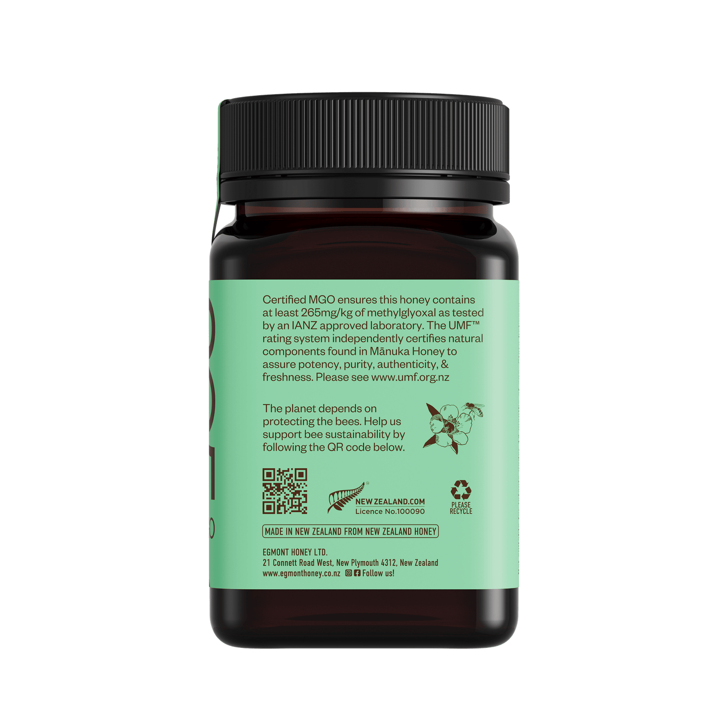 Miel de Manuka MGO 265+ (UMF 10+)