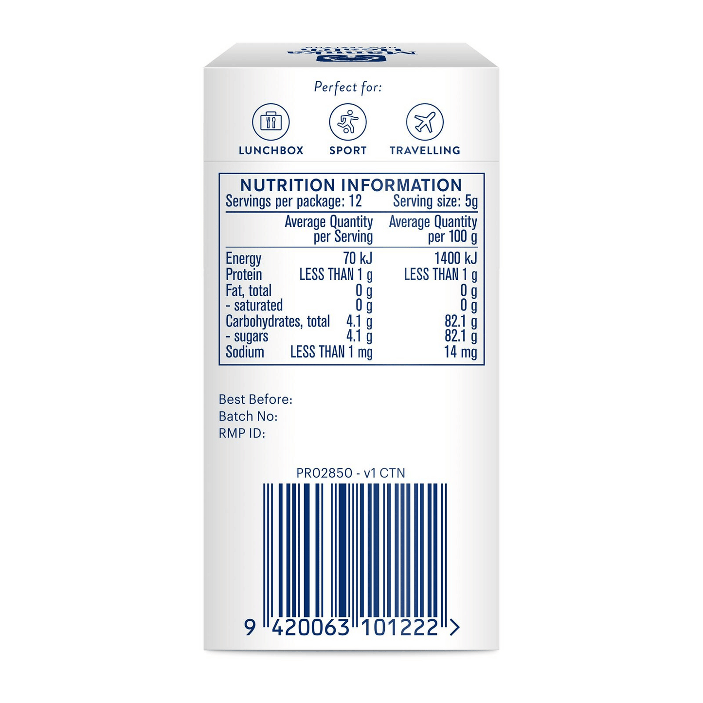 Miel de Manuka MGO 115+ (UMF 6+) para llevar 12 sobres