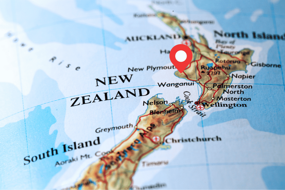 Map showing our location