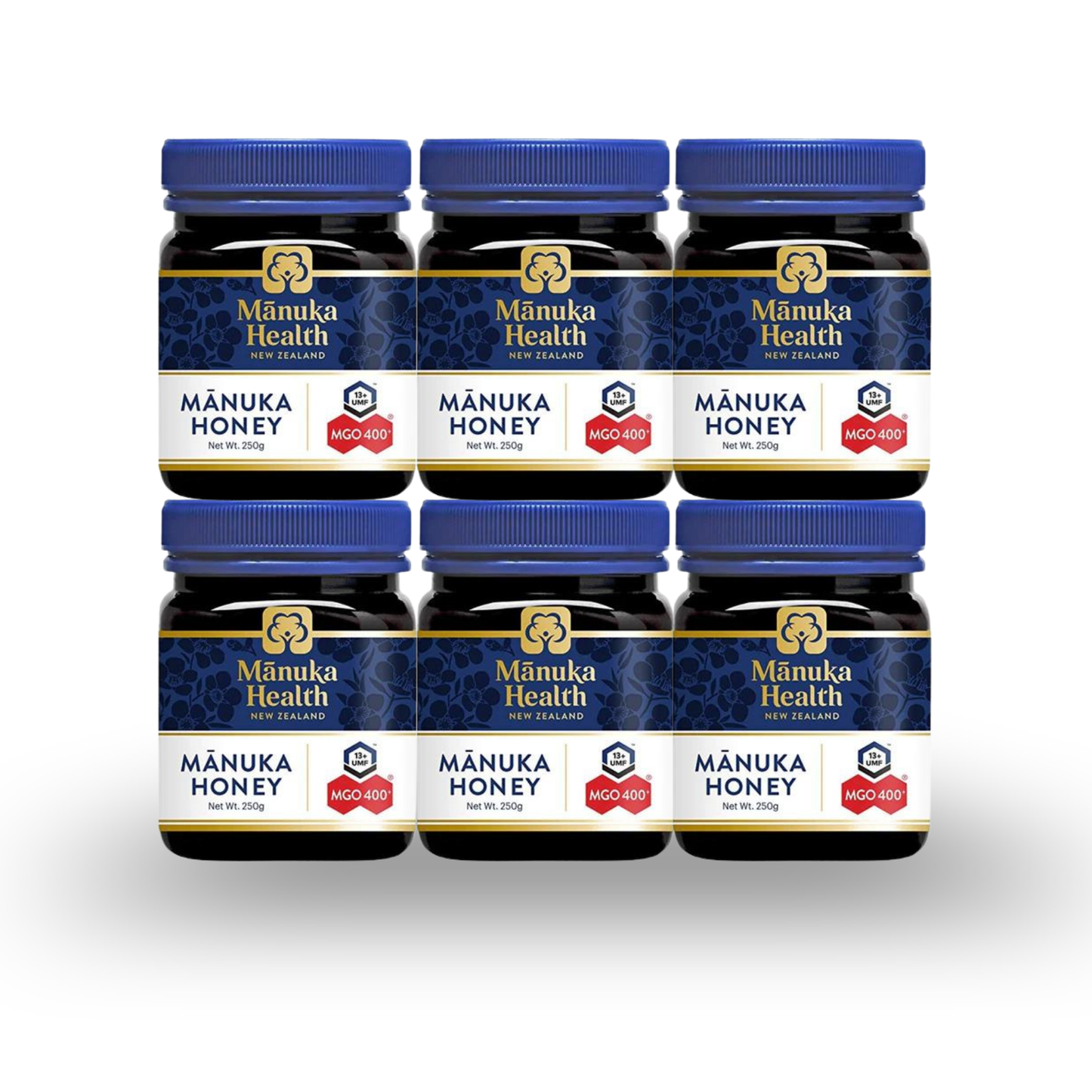 Manuka Honey MGO 400+ (UMF 13+) 250g - 6 Pack