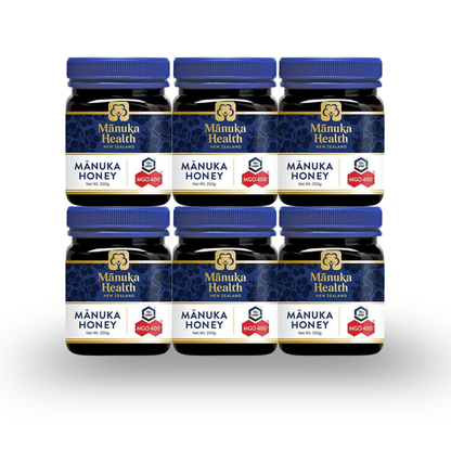 Manuka Honey MGO 400+ (UMF 13+) 250g - 6 Pack
